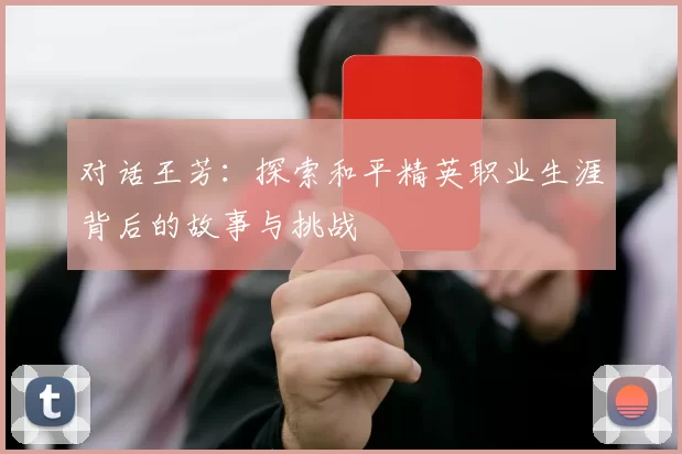 对话王芳：探索和平精英职业生涯背后的故事与挑战